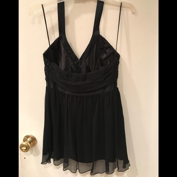 Express black sparkle halter top - Picture 2 of 6